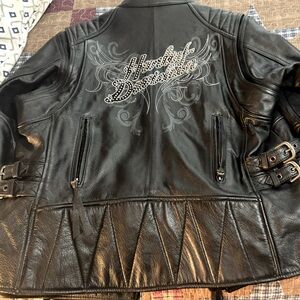 Women’s Harley Davidson Leather Jacket.